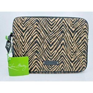 Vera Bradley New Zebra Black and Brown E-Reader Ta